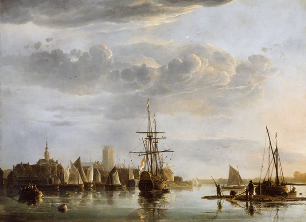 Aelbert Cuyp - Gezicht op Dordrecht - 1655