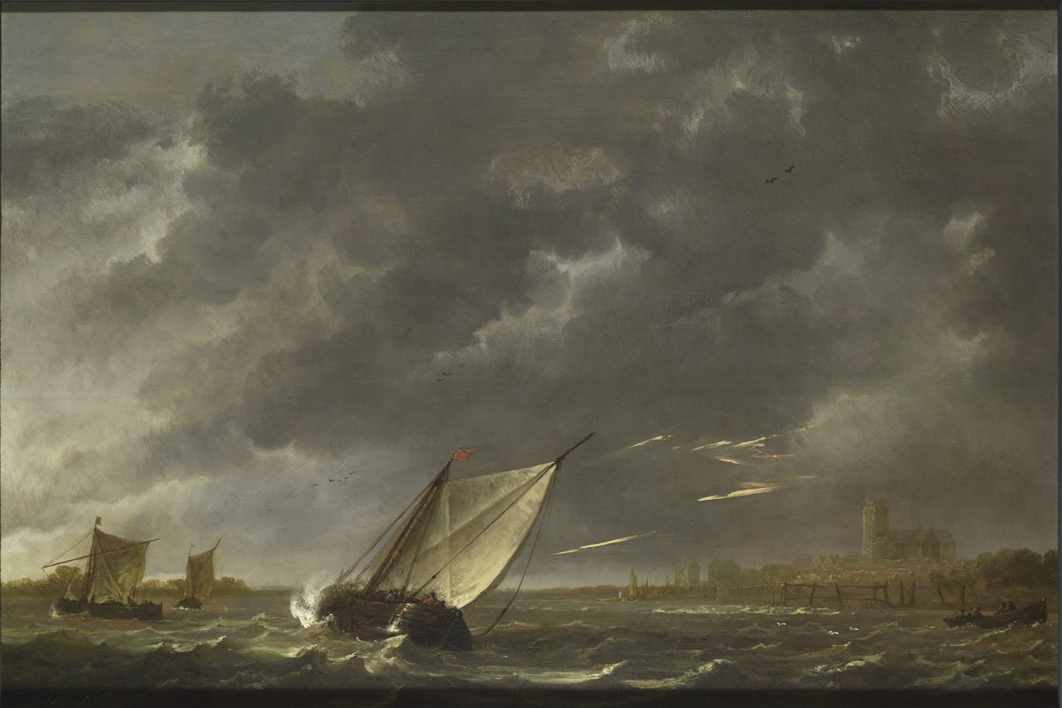 Aelbert Cuyp - Storm boven de Maas bij Dordrecht - ca. 1645 – 1650
