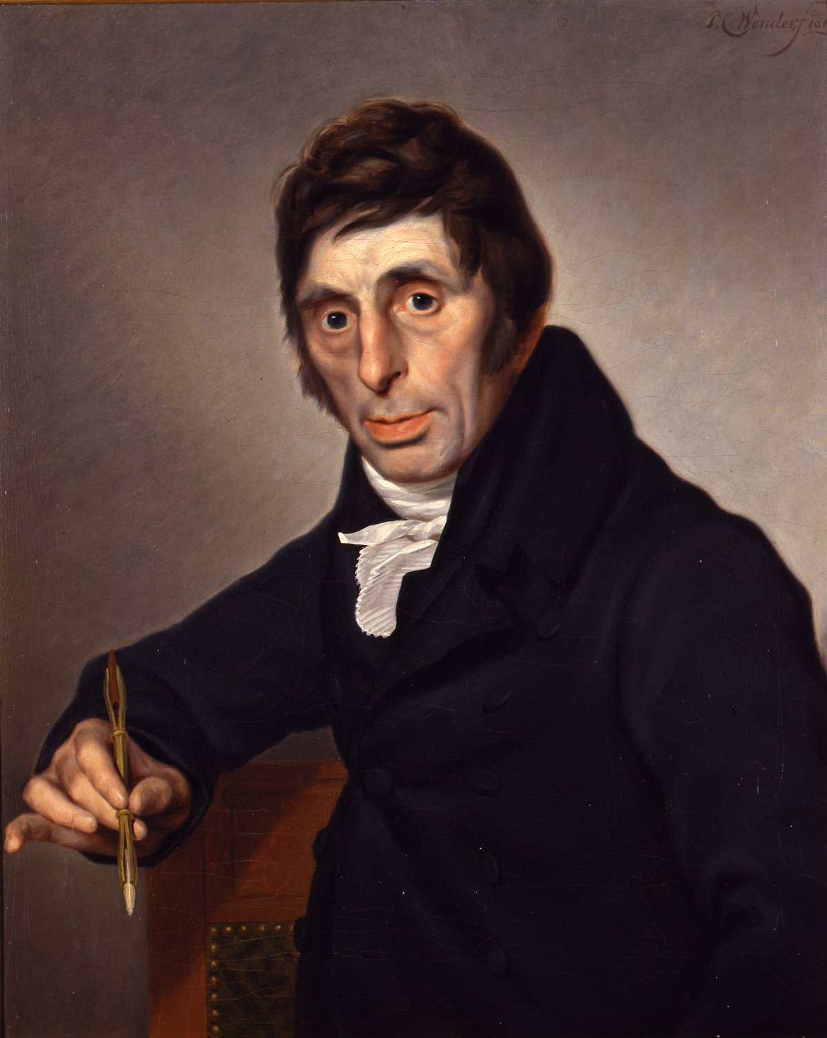 Pieter Christoffel Wonder - Portret van Abraham van Strij - 1812