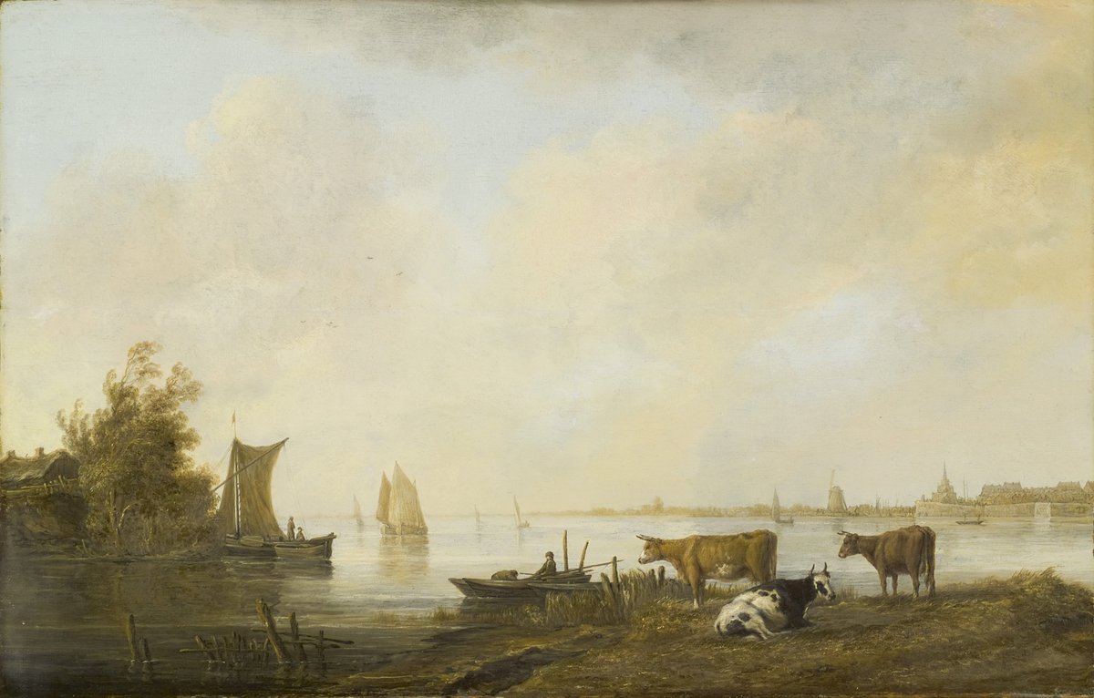 Aelbert Cuyp - Riviergezicht bij Dordrecht - ca. 1644-45