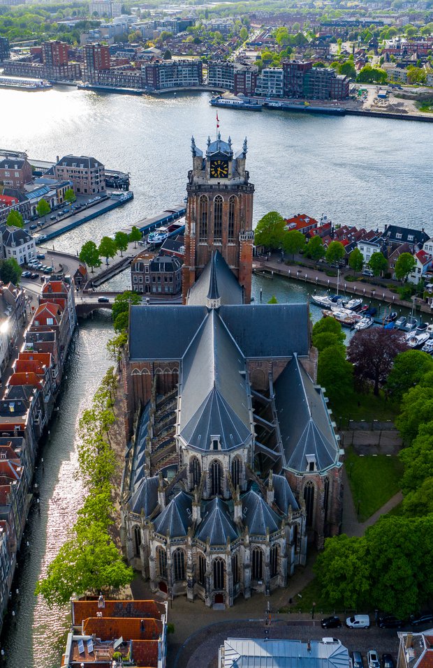 Grote Kerk Droneshot