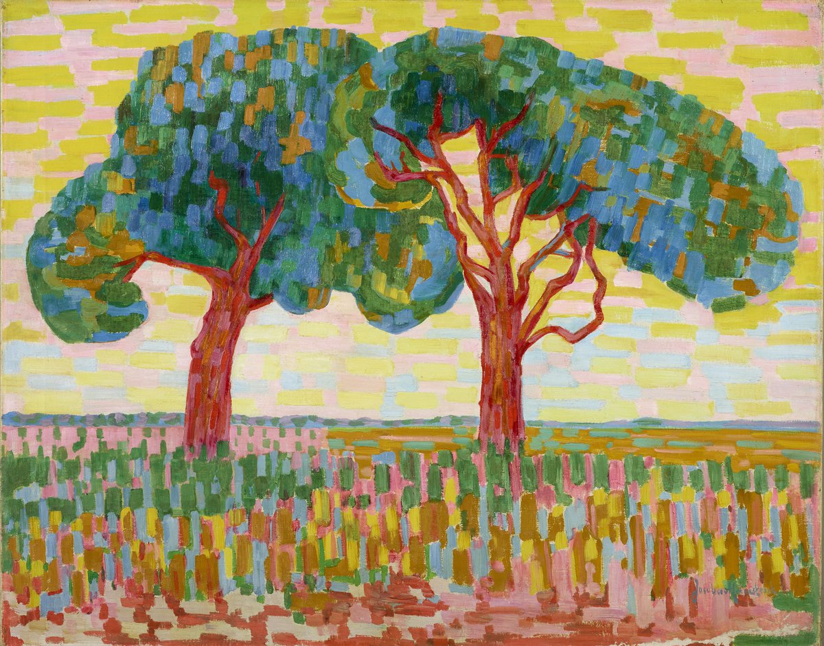 Jacoba van Heemskerck, Twee Bomen - 1908