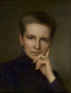 Jan Veth, Portret van Christine Boxman-Winkler, 1906