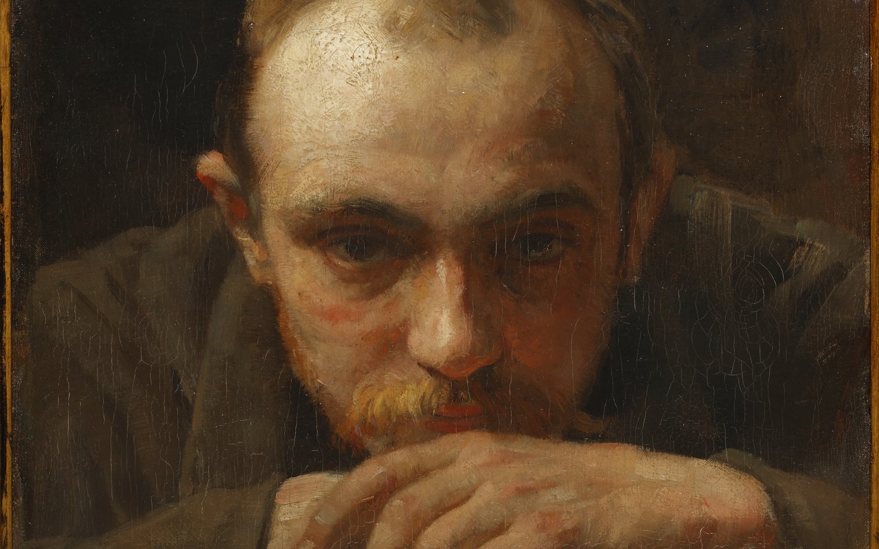 Jan Veth - Portret van Maurits van der Valk, - 1886