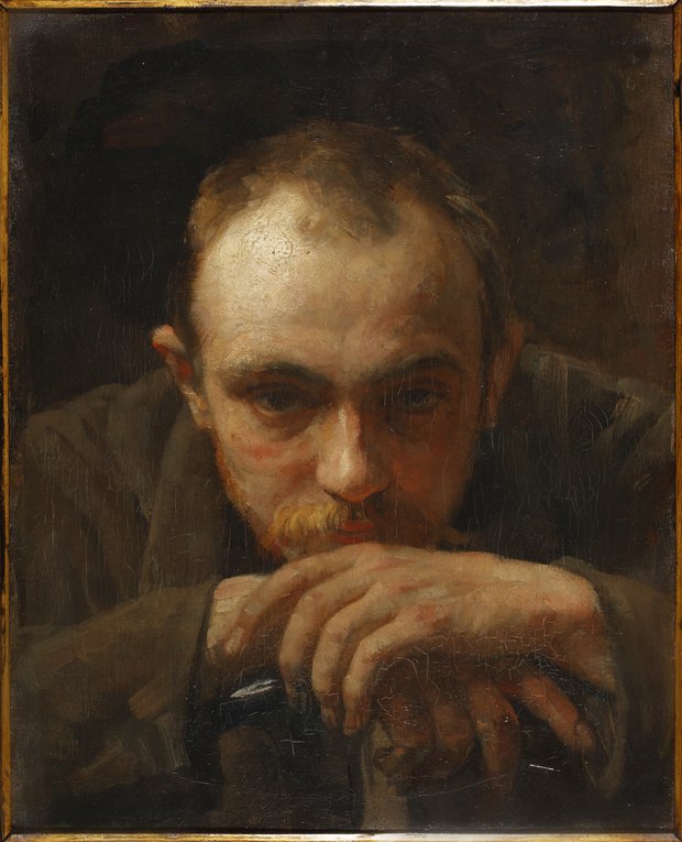 Jan Veth - Portret van Maurits van der Valk, - 1886
