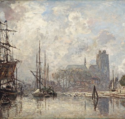 Johan Barthold Jongkind - Le port de Dordrecht - 1869
