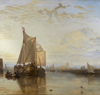 Joseph Mallord William Turner - Dort or Dordrecht: The Dort Packet-Boat from Rotterdam Becalmed - 1818