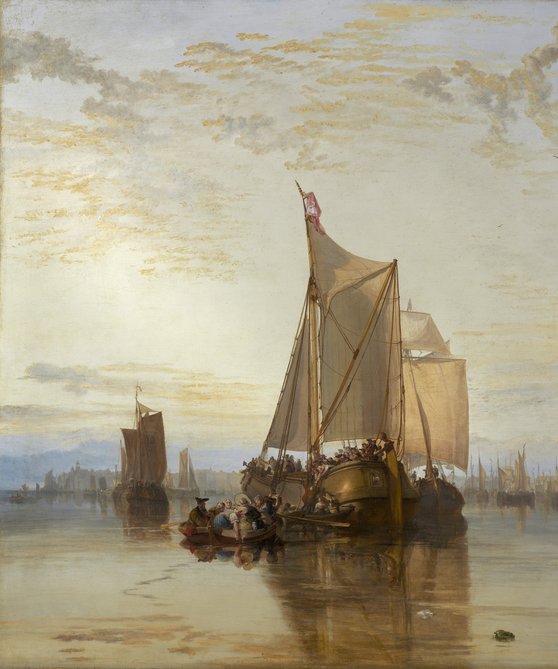 Joseph Mallord William Turner - Dort, or Dordrecht: The Dort Packet-Boat from Rotterdam Becalmed - 1818