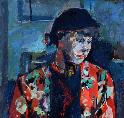 Kees Verwey - Portret Jeanne Verwey-Tilbuscher - 1951