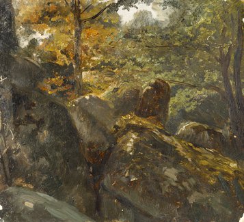 Paul Huet, Les rochers du calvaire en forêt de Fontainebleau