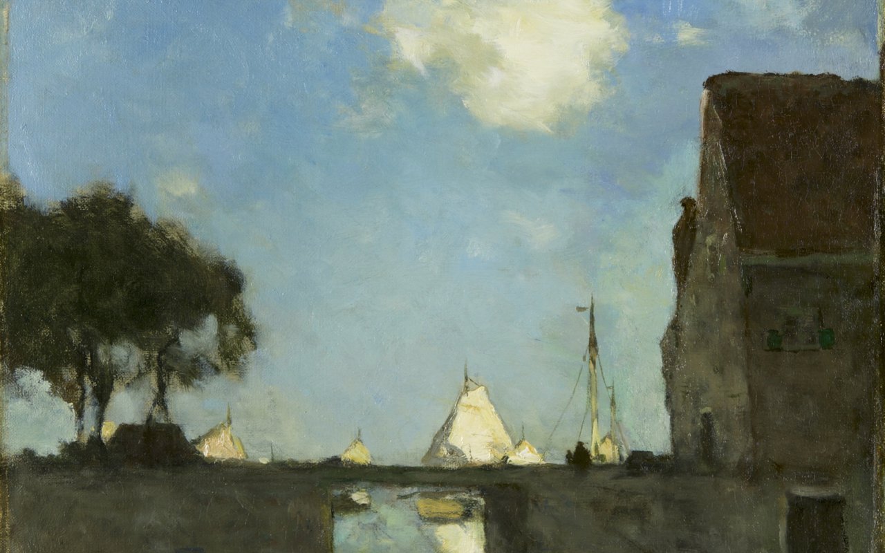 Jan Hendrik Weissenbruch - Te Noorden bij Nieuwkoop - 1901