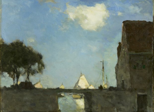 Jan Hendrik Weissenbruch - Te Noorden bij Nieuwkoop - 1901