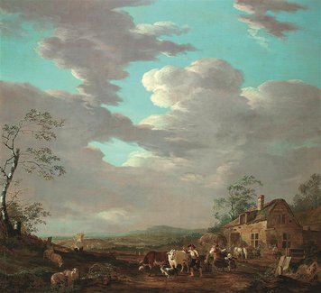 Jacob van Strij, Landschap met figuren