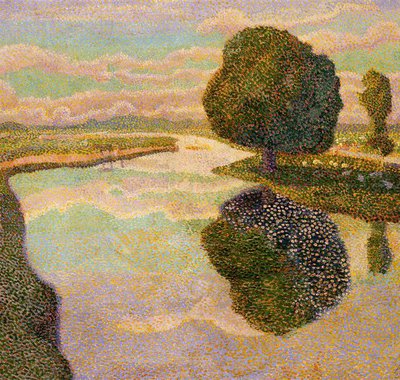 Jan Toorop - Landscape with canal - 1889