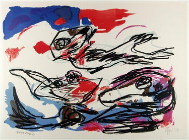 Karel Appel, Drijvend in de ruimte